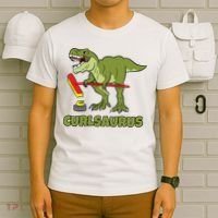 Curlsaurus Curler Dinosaur Sport T-Shirt thumb 6