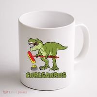 Curlsaurus Curler Dinosaur Sport Coffee Mug thumb 1
