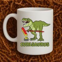 Curlsaurus Curler Dinosaur Sport Coffee Mug thumb 2