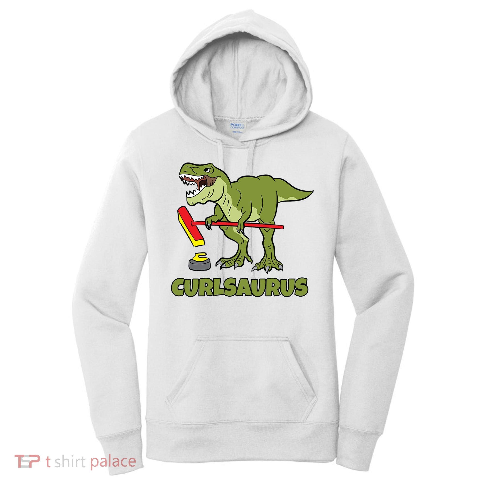 Curlsaurus Curler Dinosaur Sport Women's Hoodie