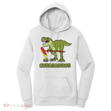Curlsaurus Curler Dinosaur Sport Women's Hoodie