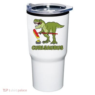 Curlsaurus Curler Dinosaur Sport Tumbler