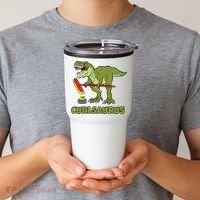 Curlsaurus Curler Dinosaur Sport Tumbler thumb 2