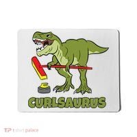 Curlsaurus Curler Dinosaur Sport Mousepad thumb 0