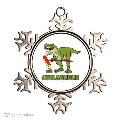 Curlsaurus Curler Dinosaur Sport Ornament