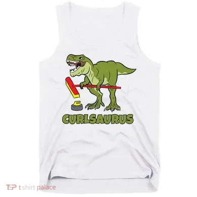 Curlsaurus Curler Dinosaur Sport Tank Top