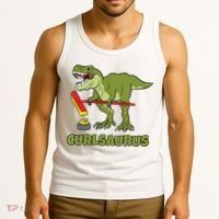 Curlsaurus Curler Dinosaur Sport Tank Top thumb 3
