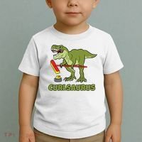 Curlsaurus Curler Dinosaur Sport Toddler T-Shirt thumb 2