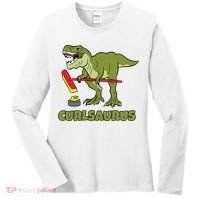 Curlsaurus Curler Dinosaur Sport Women's Long Sleeve Shirt thumb 0