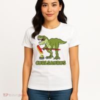 Curlsaurus Curler Dinosaur Sport Women's T-Shirt thumb 4