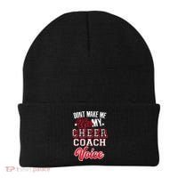 Cheerleading Coach Don't Make Me Use My Cheer Coach Voice Beanie thumb 0