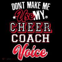 Cheerleading Coach Don't Make Me Use My Cheer Coach Voice Women's Hoodie thumb 2