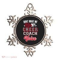 Cheerleading Coach Don't Make Me Use My Cheer Coach Voice Ornament thumb 0