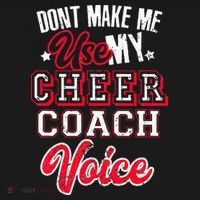 Cheerleading Coach Don't Make Me Use My Cheer Coach Voice Kids Sweatshirt thumb 2
