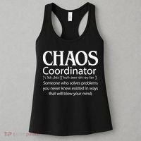 Chaos Coordinator Definition Women's Tank Top thumb 3