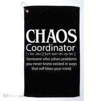 Chaos Coordinator Definition Golf Towel thumb 0