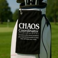 Chaos Coordinator Definition Golf Towel thumb 2