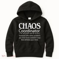 Chaos Coordinator Definition Kids Hoodie thumb 0