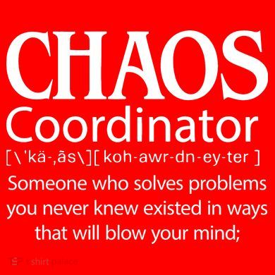 Chaos Coordinator Definition Santa Hat