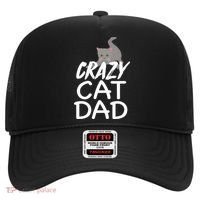 Crazy Cat Dad Funny Fathers Day Kitten Dads Tee Hat thumb 0