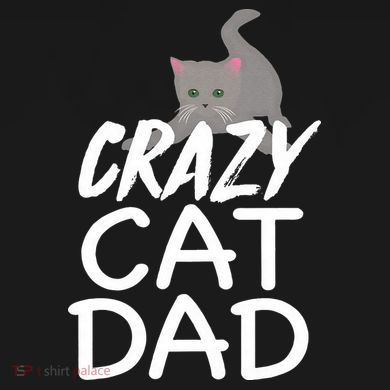 Crazy Cat Dad Funny Fathers Day Kitten Dads Tee Short Acrylic Beanie