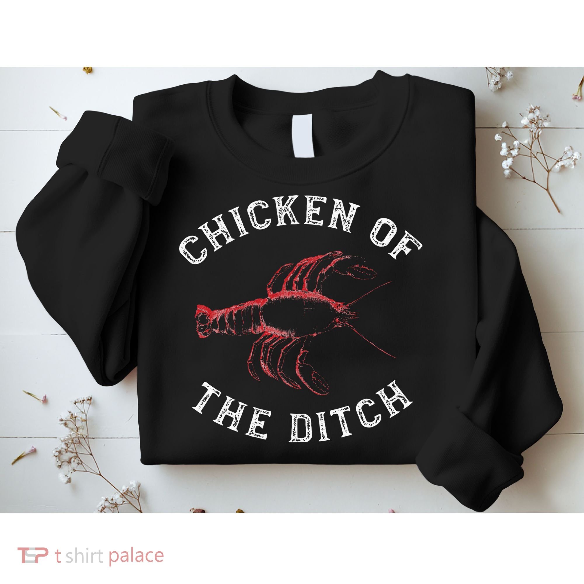 Crawfish Chicken Ditch Retro Cajun Food Gift Sweatshirt