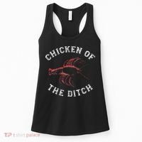 Crawfish Chicken Ditch Retro Cajun Food Gift Women's Tank Top thumb 0