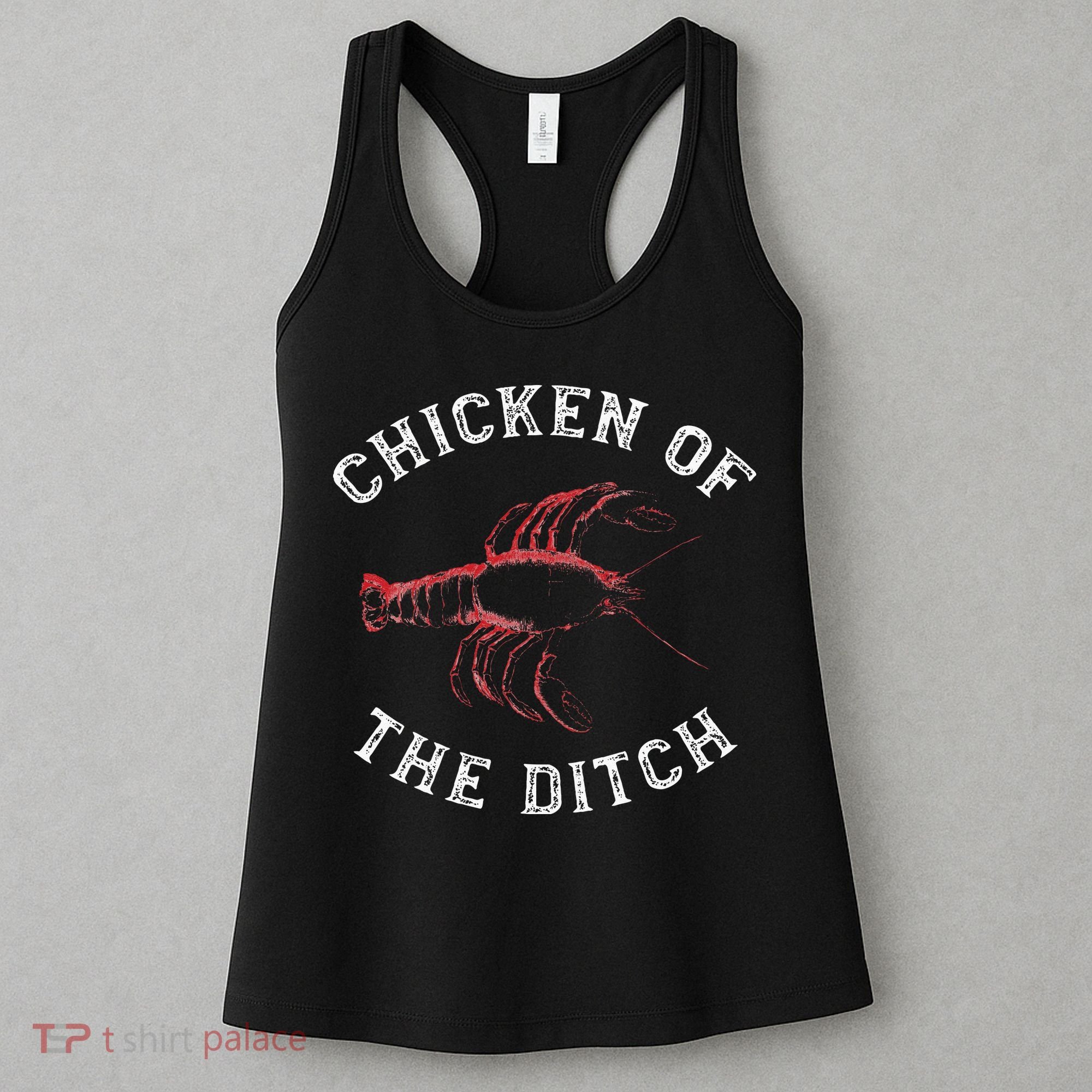 Crawfish Chicken Ditch Retro Cajun Food Gift Women's Tank Top