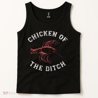 Crawfish Chicken Ditch Retro Cajun Food Gift Tank Top thumb 2