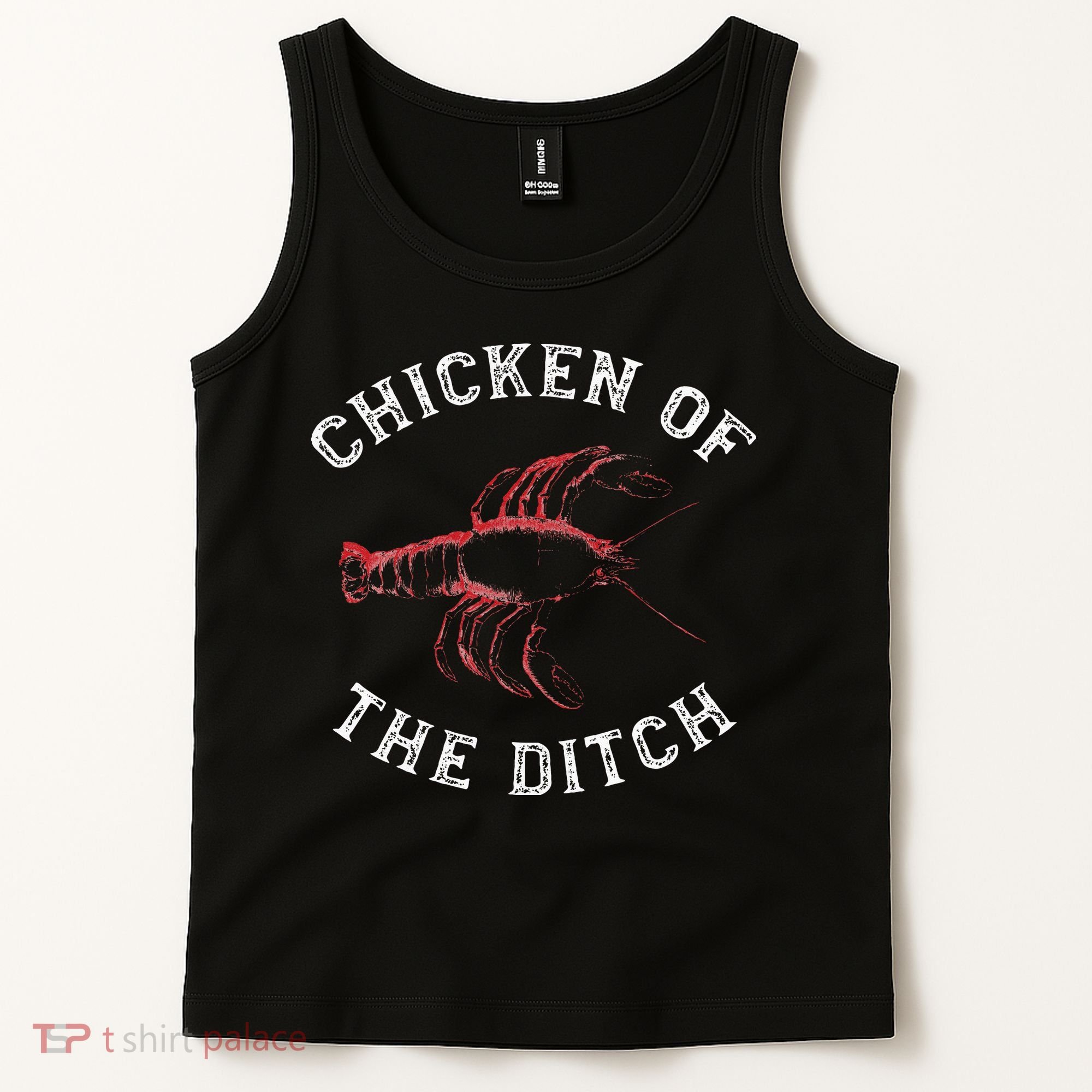 Crawfish Chicken Ditch Retro Cajun Food Gift Tank Top