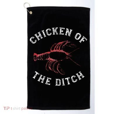 Crawfish Chicken Ditch Retro Cajun Food Gift Golf Towel