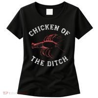 Crawfish Chicken Ditch Retro Cajun Food Gift Women's T-Shirt thumb 0