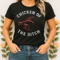 Crawfish Chicken Ditch Retro Cajun Food Gift Women's T-Shirt thumb 2