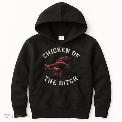 Crawfish Chicken Ditch Retro Cajun Food Gift Kids Hoodie