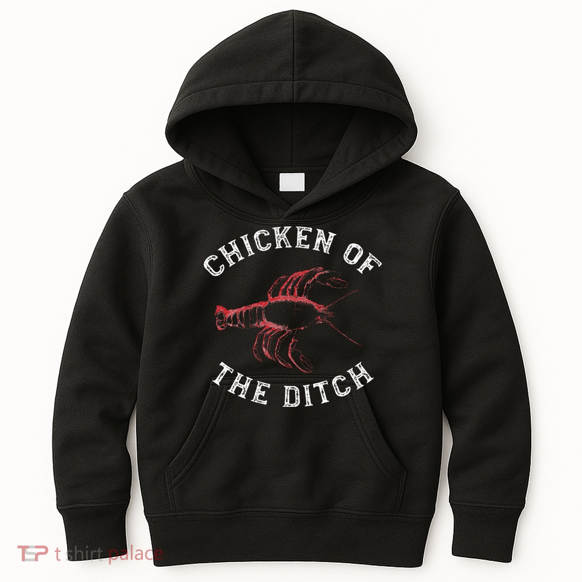 Crawfish Chicken Ditch Retro Cajun Food Gift Kids Hoodie