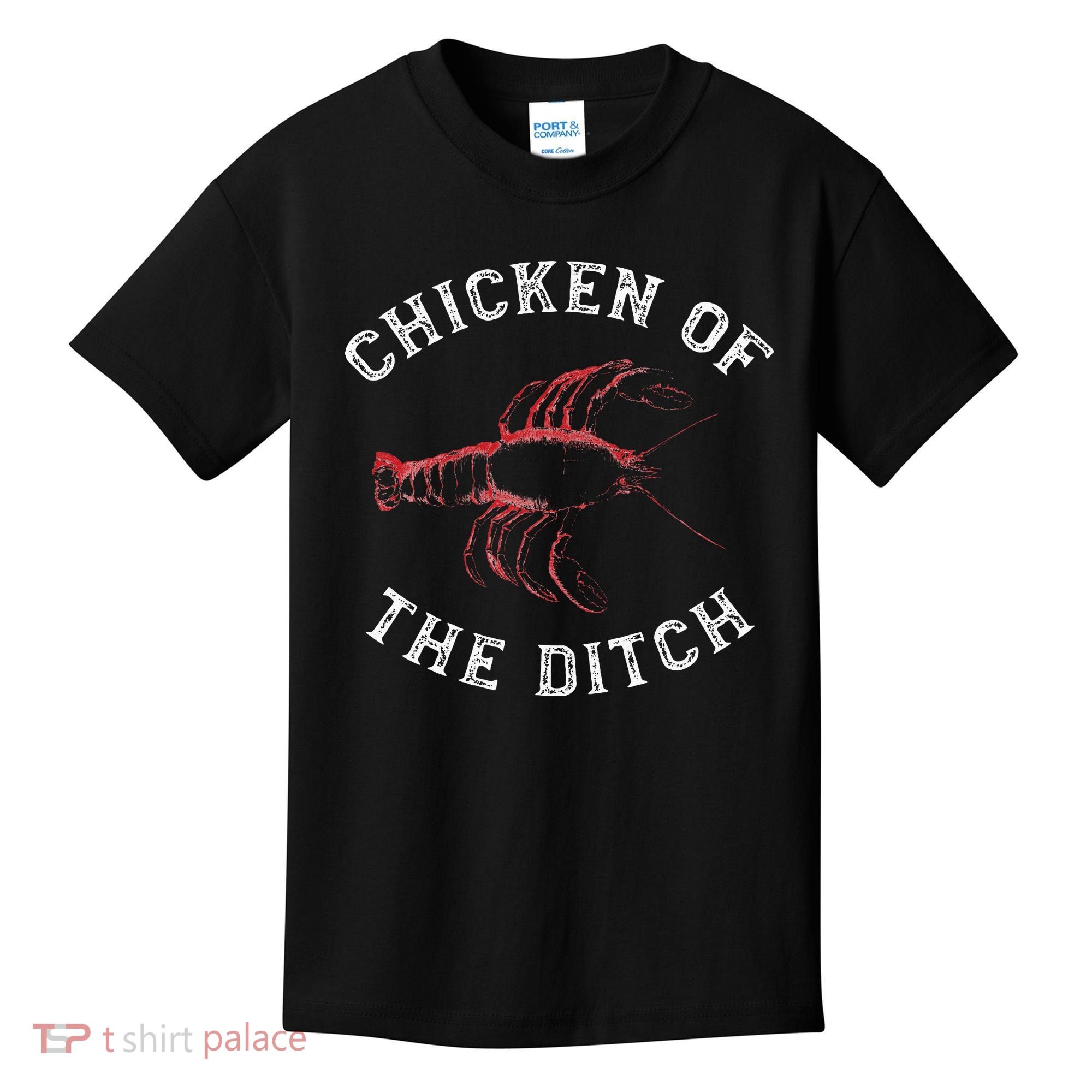 Crawfish Chicken Ditch Retro Cajun Food Gift Kids T-Shirt