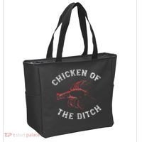Crawfish Chicken Ditch Retro Cajun Food Gift Tote Bag thumb 2