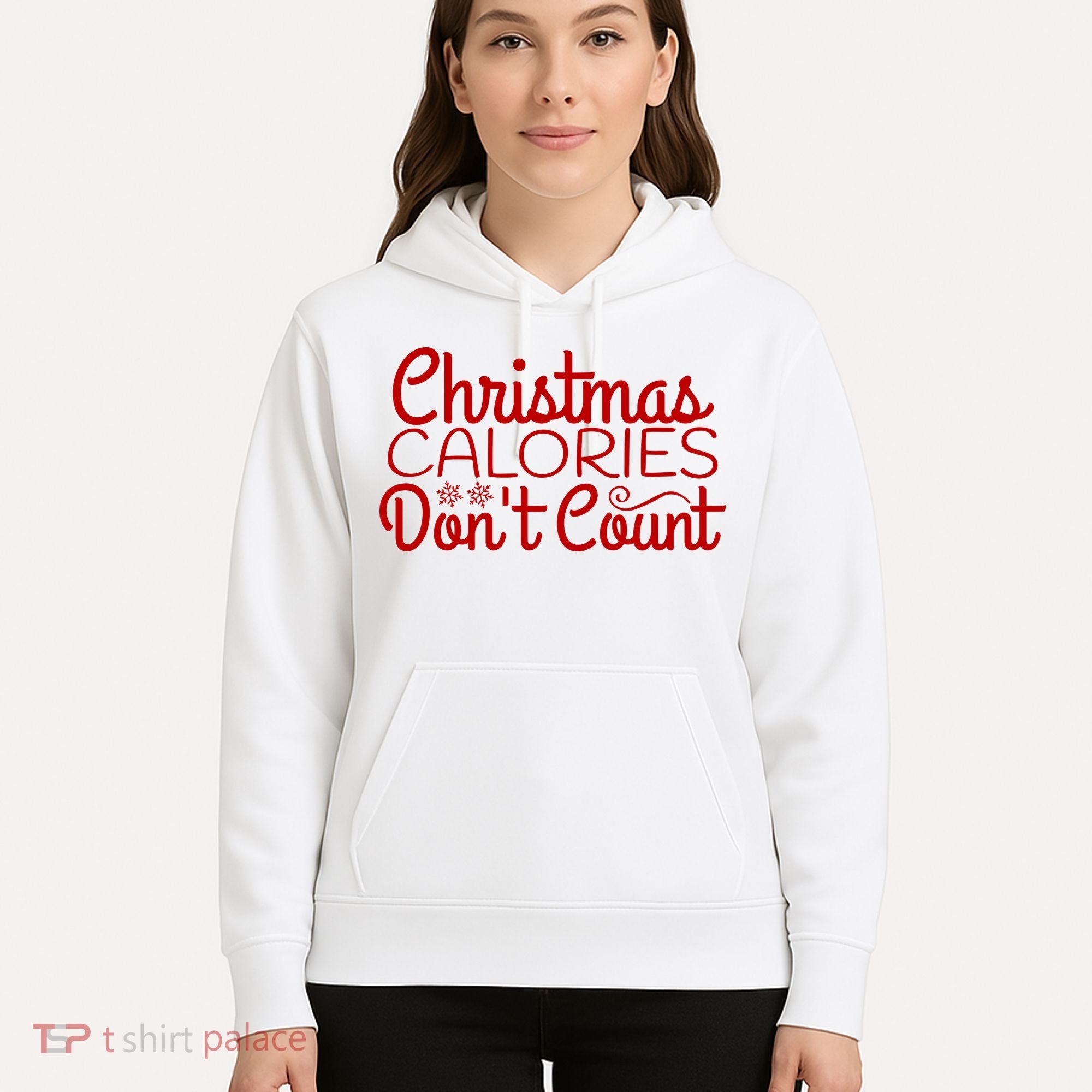 Christmas Calories Don't Count Funny Hoodie