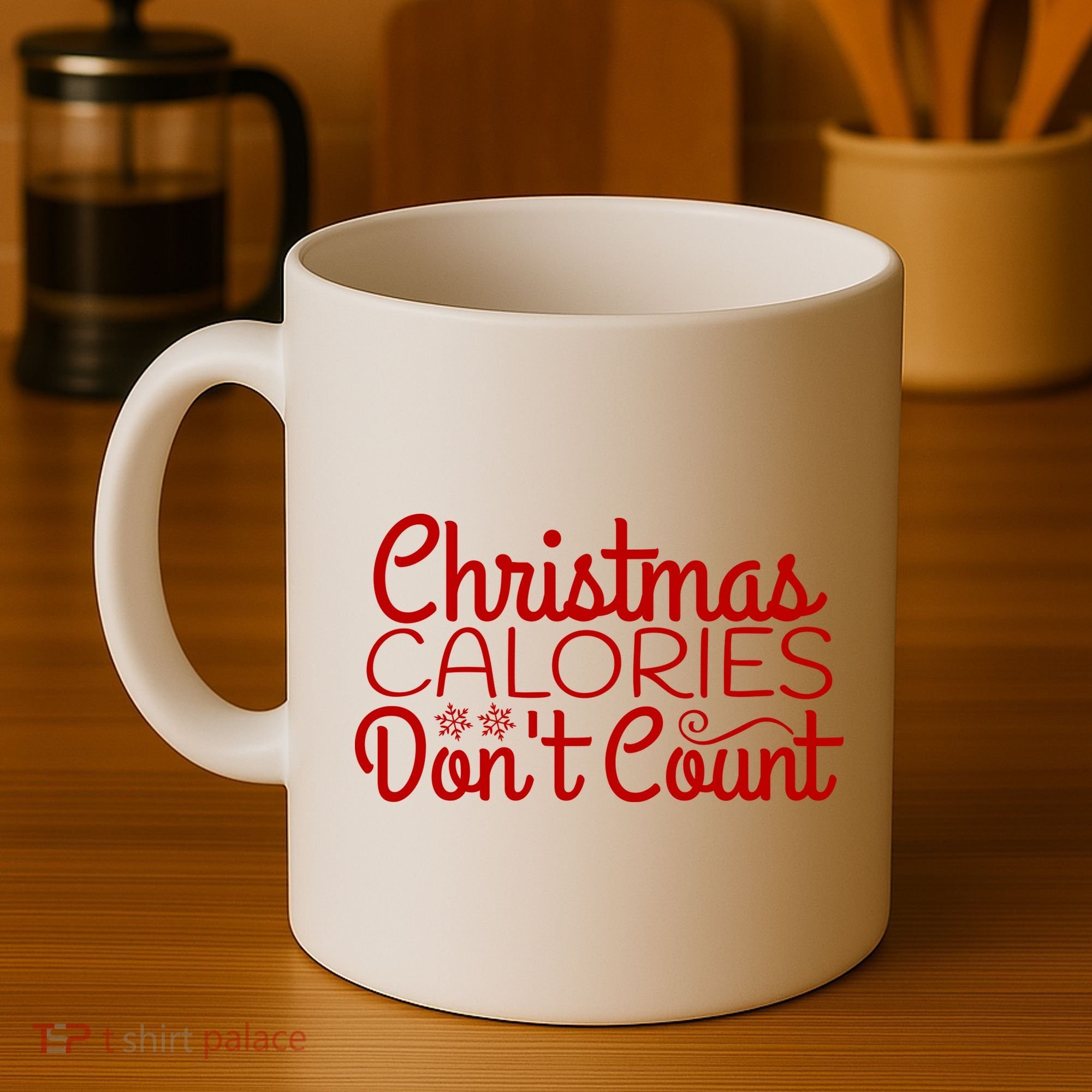 Christmas Calories Don't Count Funny Coffee Mug