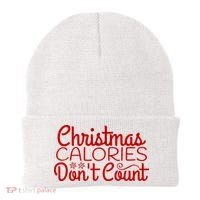 Christmas Calories Don't Count Funny Beanie thumb 0