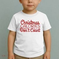 Christmas Calories Don't Count Funny Toddler T-Shirt thumb 2