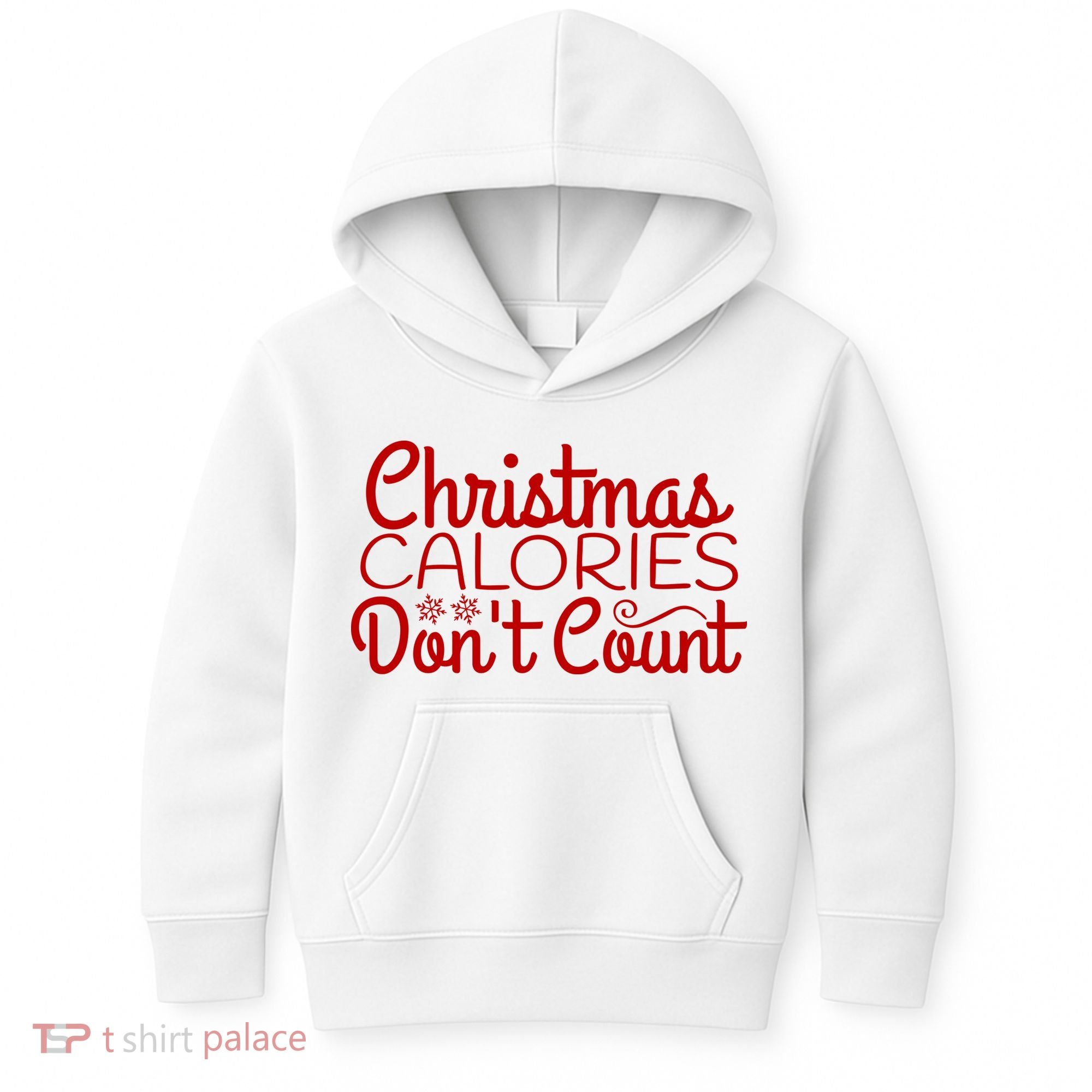 Christmas Calories Don't Count Funny Kids Hoodie