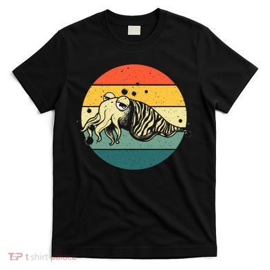 Cute Cuttlefish Design  Lovers Fishing T-Shirt