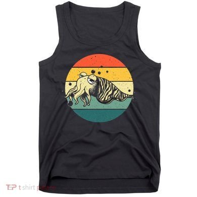 Cute Cuttlefish Design  Lovers Fishing Tank Top