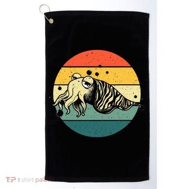 Cute Cuttlefish Design  Lovers Fishing Golf Towel