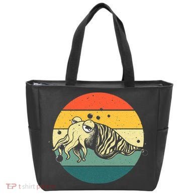 Cute Cuttlefish Design  Lovers Fishing Tote Bag
