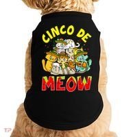 Cat Cinco De Meow Mayo Mexican Fiesta Doggie Tank thumb 0