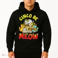 Cat Cinco De Meow Mayo Mexican Fiesta Hoodie thumb 2