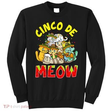 Cat Cinco De Meow Mayo Mexican Fiesta Sweatshirt