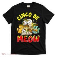 Cat Cinco De Meow Mayo Mexican Fiesta T-Shirt thumb 0